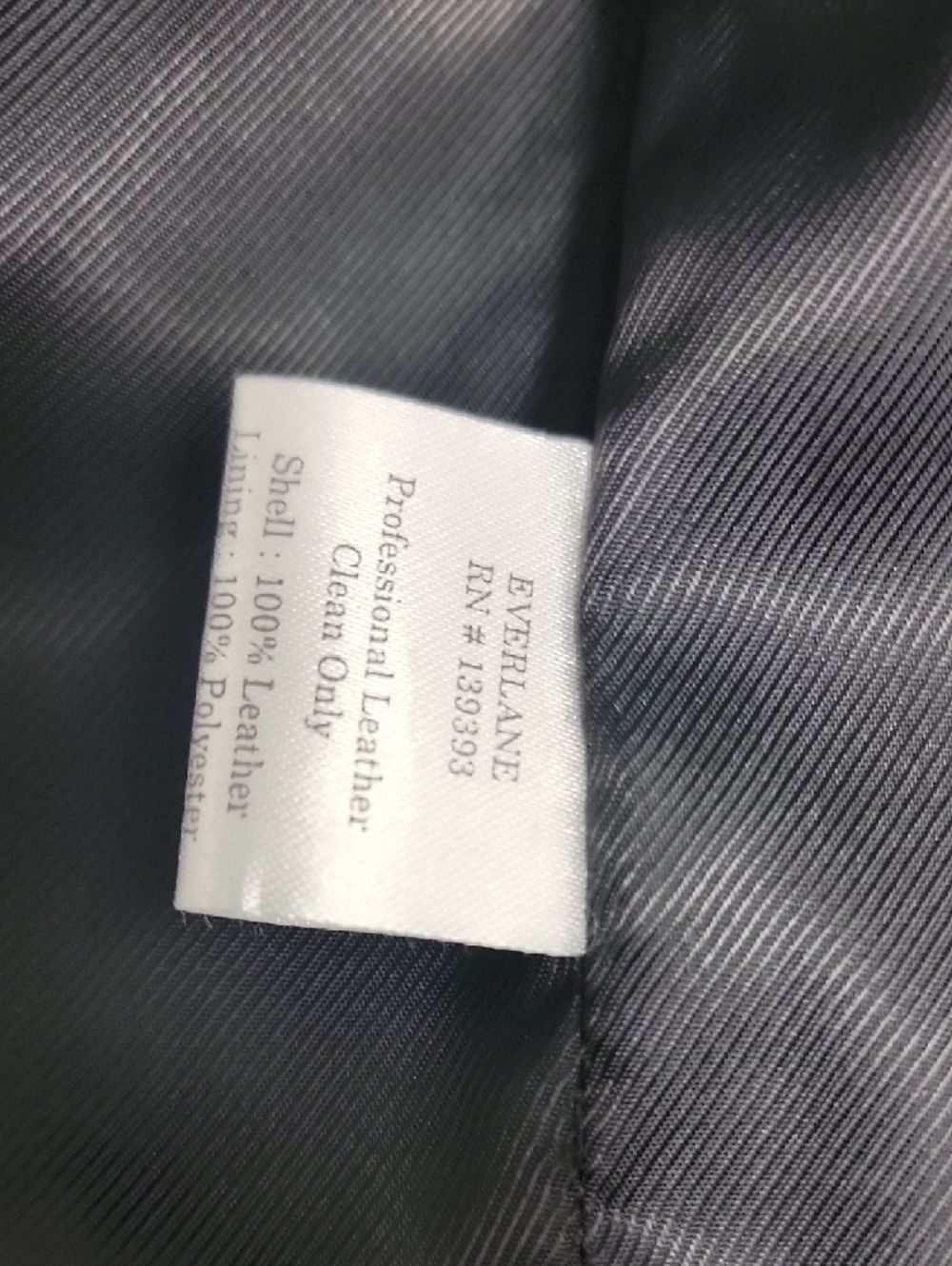 Everlane Leather Jacket Black Size XL Quiet Luxury - Picture 10 of 13